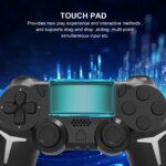Contrôleur de jeu sans fil amélioré PS3/PS4/PC, Gyroscope 6 axes, vibration double moteur – Image 5