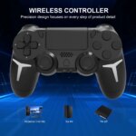 Contrôleur de jeu sans fil amélioré PS3/PS4/PC, Gyroscope 6 axes, vibration double moteur – Image 3