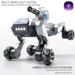 Robot Chien Intelligent RC Mecha Dog télécommandé, Programmable, Tir de Projectiles, Effets LED, Contrôle Tactile et Vocal, Multiterrain, Jouet High-Tech – Image 6