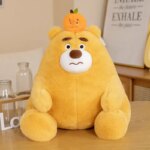 Peluche géante ours fruit kawaii, doux en coton, jouet en peluche doux, 70 cm – Image 2