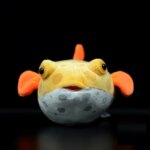Peluche poisson globe réaliste, coton PP doux, 22 cm – Image 4