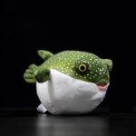 Peluche poisson globe réaliste, coton PP doux, 22 cm – Image 2