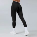 Legging Statement scrunch taille en V, effet galbant, tissu doux, plusieurs coloris – Image 9