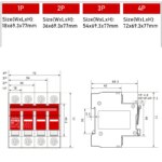 Interrupteur d’isolement AC/DC 2P, 60A / 100A, thermoplastique haute résistance, verrouillage manuel, certifié CE – Image 6