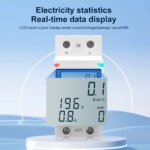 Disjoncteur intelligent TOVA-63T WiFi, 110-220 V 63A, Smartlife TUYA avec compteur d’énergie, protection surtension/sous-tension, fuite et surintensité – Image 6