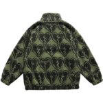 Parka sherpa en laine d’agneau synthétique, style streetwear Harajuku, chaude, oversize, col montant, fermeture éclair – Image 2