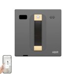 Nettoyeur de vitres robot ABIR WD8, double pulvérisation ultrasonique, 3000 Pa, SLAM 4.0, UPS 40 min, télécommande + App