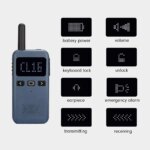 Lot de 2 Talkies-Walkies RB619 / RB19 Compact, USB-C, Écran 1.7’’, VOX Mains libres, Sans licence PMR446 – Image 2