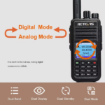 Talkie-Walkie numérique RT3S, DMR, Bi-Bande VHF/UHF 5W, GPS – Image 3