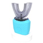 Brosse à dents sonique en U 360°, Nettoyage automatique + LED blanchissante, Recharge sans fil, Silicone doux – Image 5