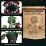 Plante Carnivore en Blocs de Construction – Fleur Mangeuse d’Hommes – Image 6
