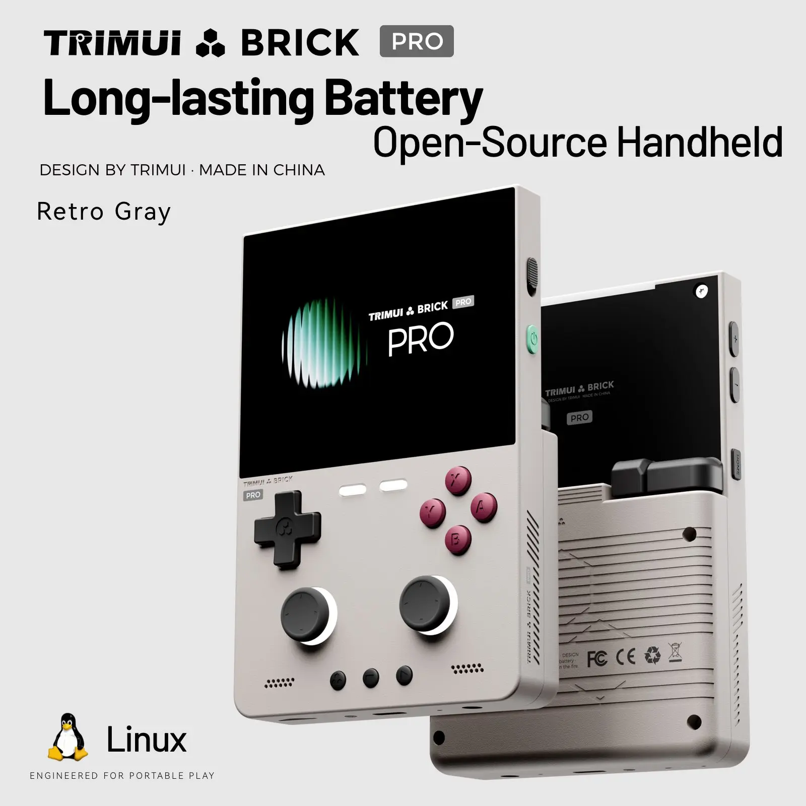 Console de jeu portable rétro TRIMUI BRICK PRO, lecteur vidéo portable, système Linux, open source, écran 3,95 pouces, jeux pour téléphone portable, cadeaux - AliExpress 44