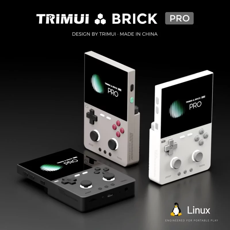 Console de jeu portable rétro TRIMUI BRICK PRO, lecteur vidéo portable, système Linux, open source, écran 3,95 pouces, jeux pour téléphone portable, cadeaux - AliExpress 44 – Image 4