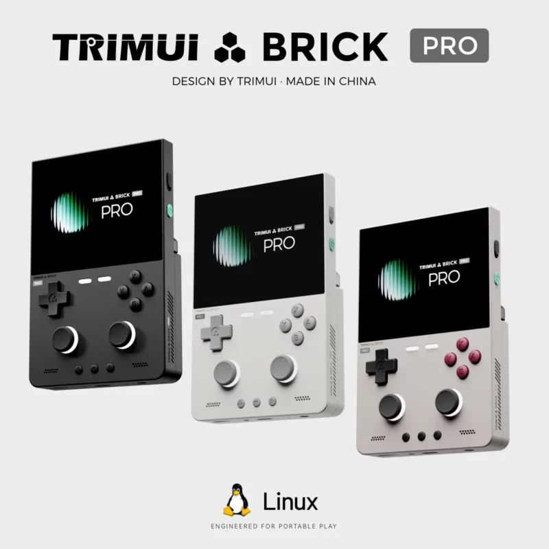 Console de jeu portable rétro TRIMUI BRICK PRO, lecteur vidéo portable, système Linux, open source, écran 3,95 pouces, jeux pour téléphone portable, cadeaux - AliExpress 44 – Image 5